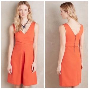 Anthro HD in Paris | Orange Ardmore Dress